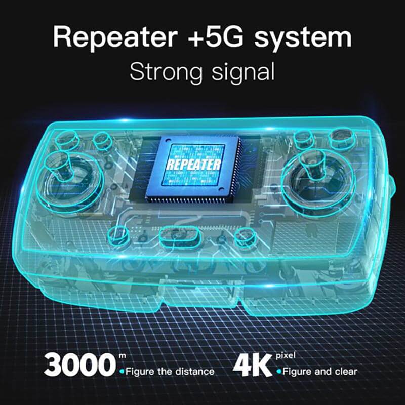 LED light system for night flying on SG906 MAX1