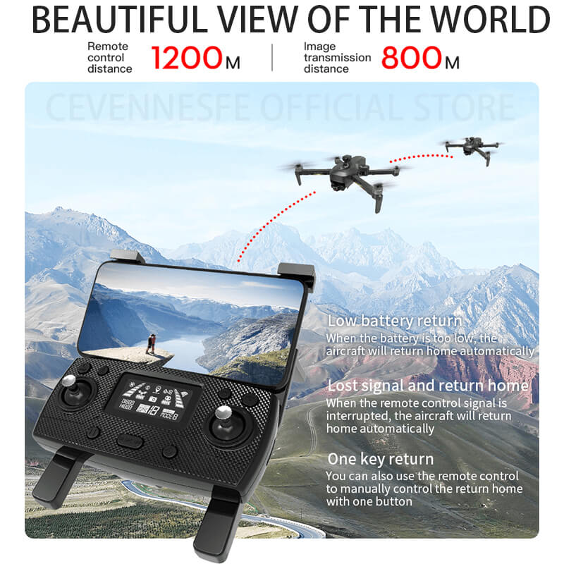 Brushless motors on SG906 Pro 3 Max drone for stable performance