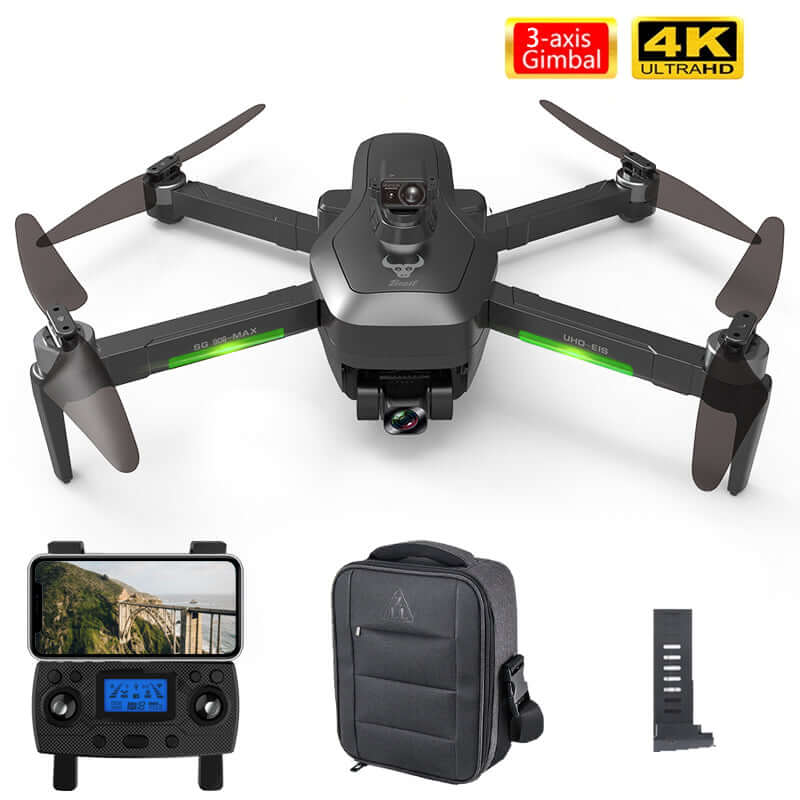 Foldable design of SG906 Pro 3 Max GPS drone