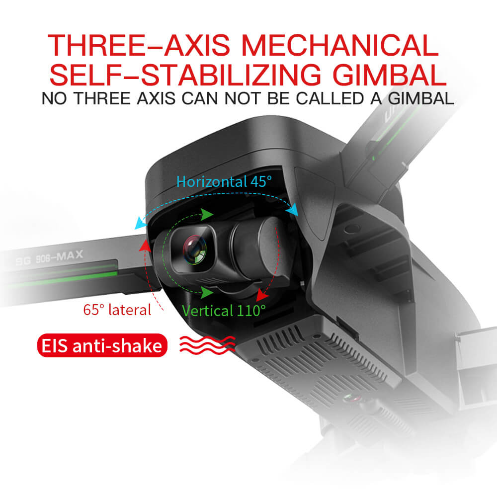 SG906 Pro 3 Max drone hovering with GPS precision