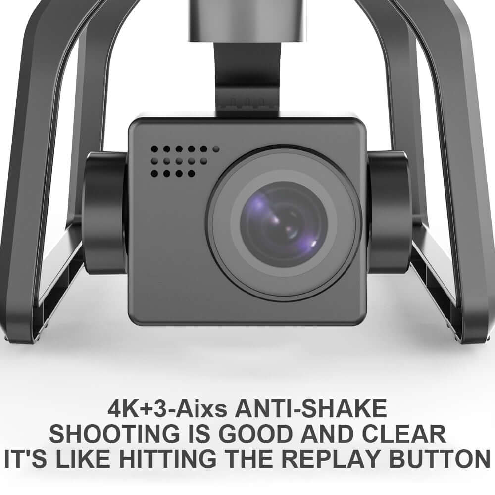 3-axis gimbal stabilizer keeping video smooth during flight