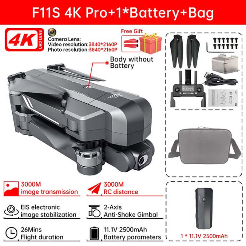 Long-range 3KM transmission test with SJRC F11S drone