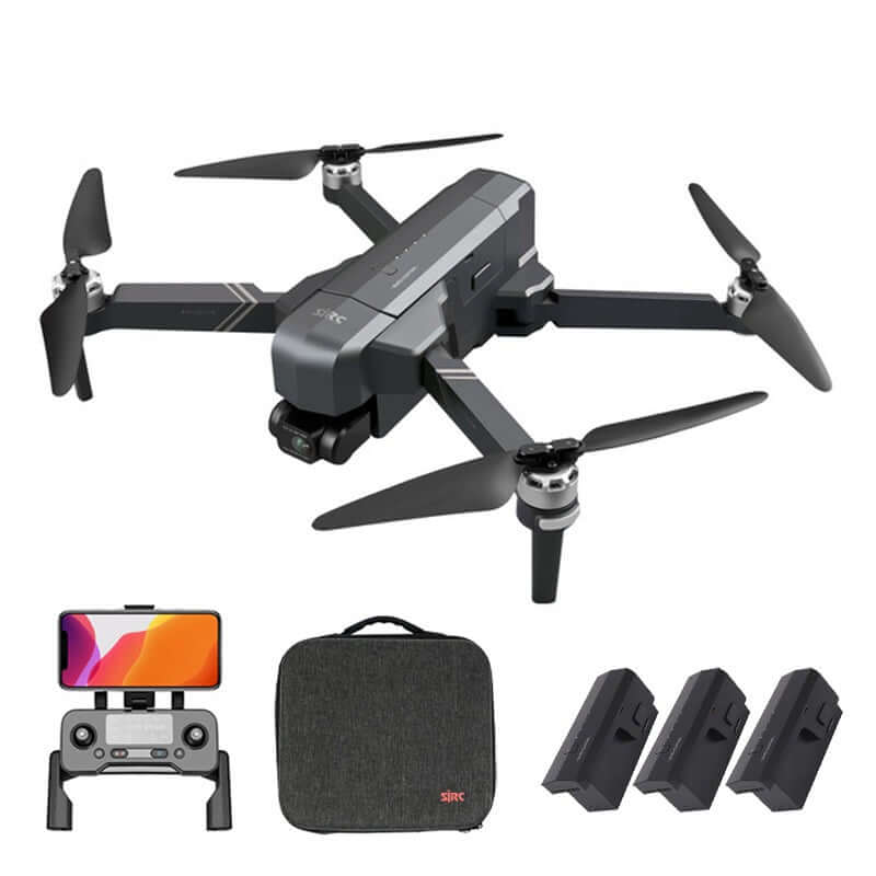 Real-time FPV view from SJRC F11S drone on smartphone screen