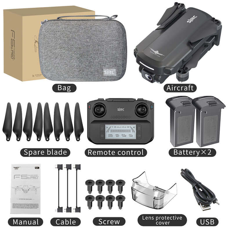 4K HD camera with 2-axis gimbal for smooth footage