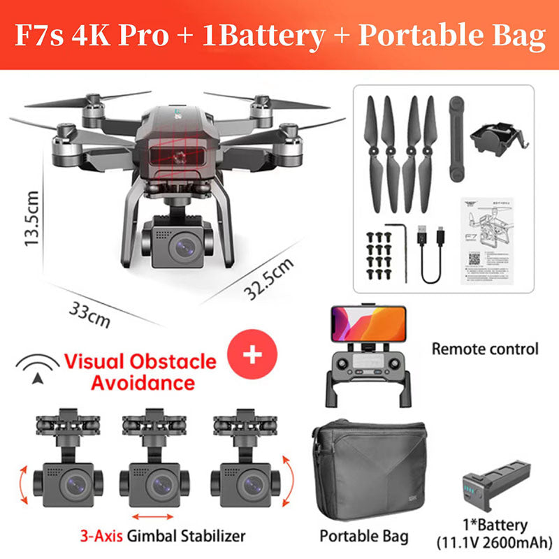 Obstacle avoidance sensor system on SJRC F7S Pro drone