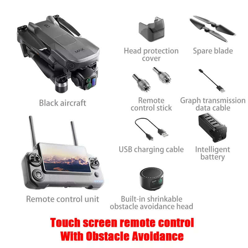 Remote screen display of SMRC P7 MAX GPS Drone FPV transmission