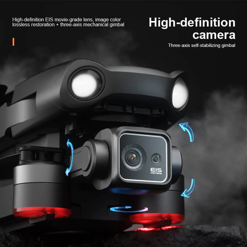 Foldable design of SMRC S810 PRO drone