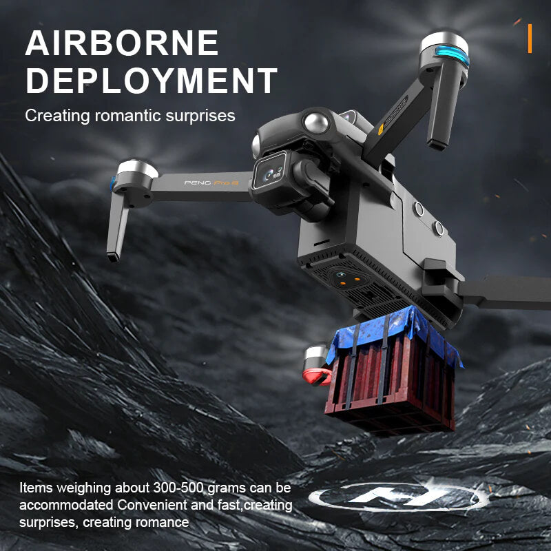Side view of SMRC S810 PRO drone flying
