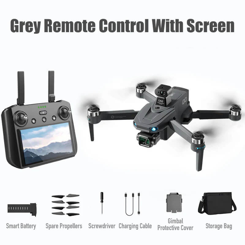 Back view of SMRC S840 PRO screen remote controller