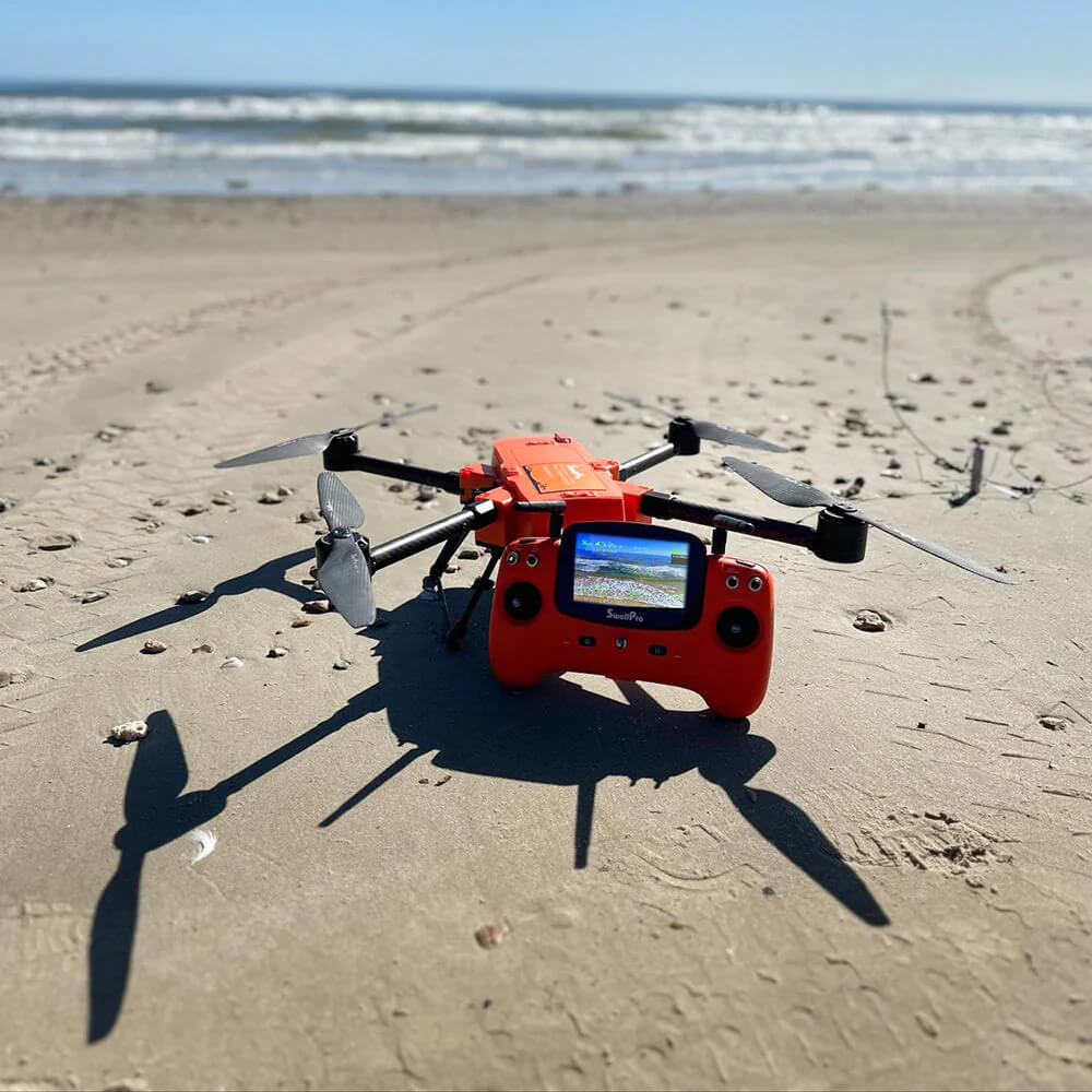 SwellPro FD2 drone package with accessories