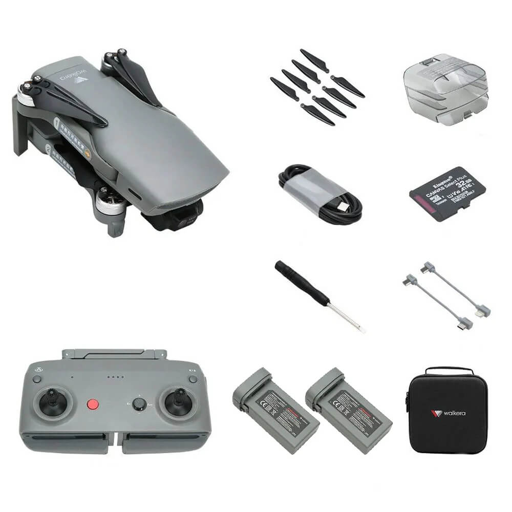 4K UHD camera with 3-axis gimbal on Walkera T210