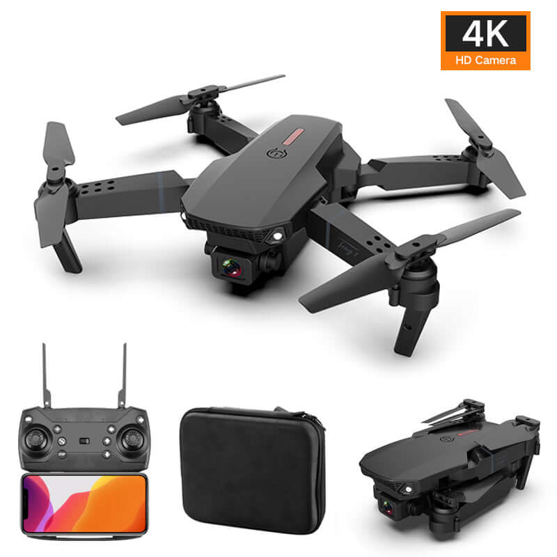 E88 Pro WiFi FPV Drone Controlled with Remote Controller