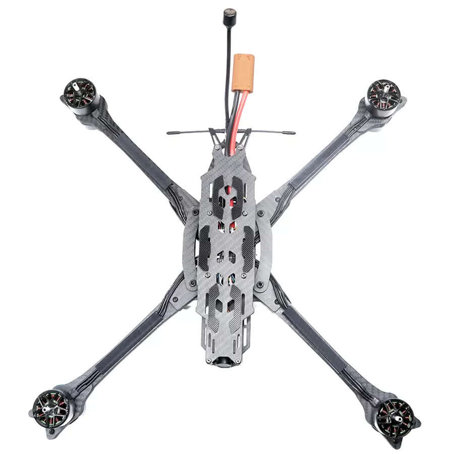 HD image transmission system on X8 10 inch FPV drone