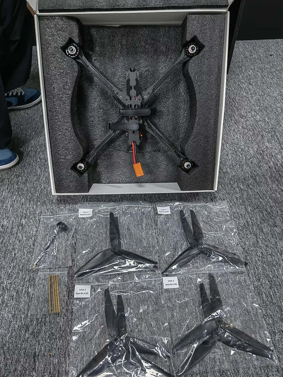 Industrial application of X8 10 inch FPV drone