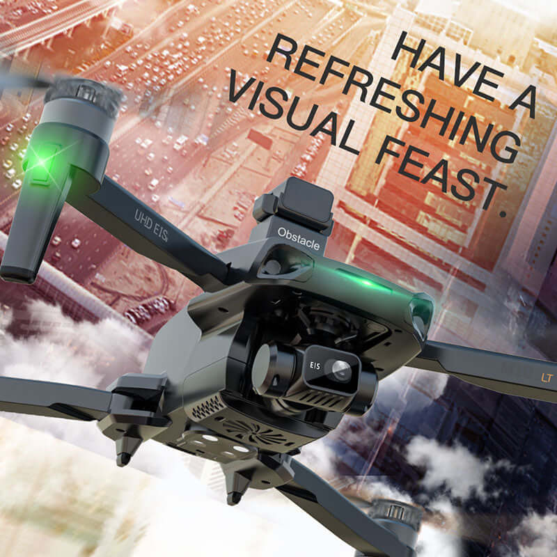 XMR/C M10 Ultra S+ drone flying with 360° obstacle avoidance