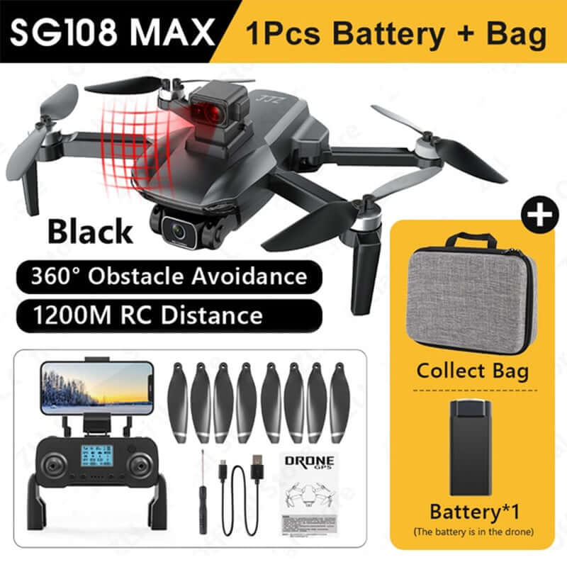 Real-time FPV transmission via 5G WiFi on SG108 MAX