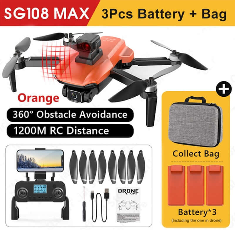 Accurate GPS positioning feature on SG108 MAX drone