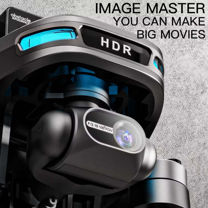 Close-up of ZLL SG109 MAX2 4K camera with 3-axis gimbal stabilization