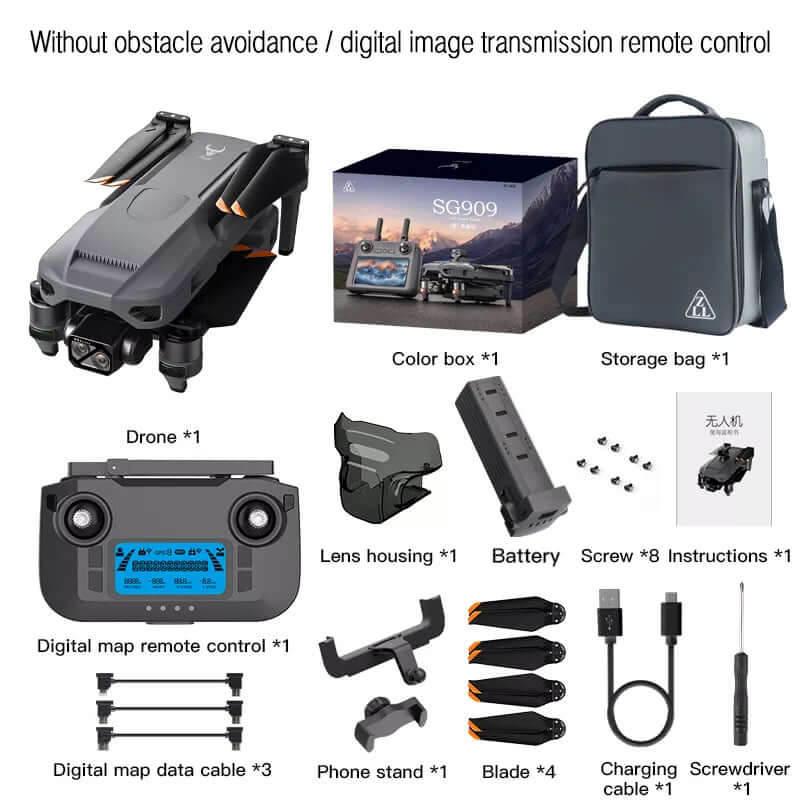 ZLL SG909 GPS drone in dynamic flight