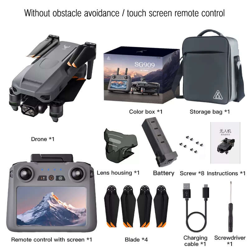 First person view on mobile app from ZLL SG909 drone