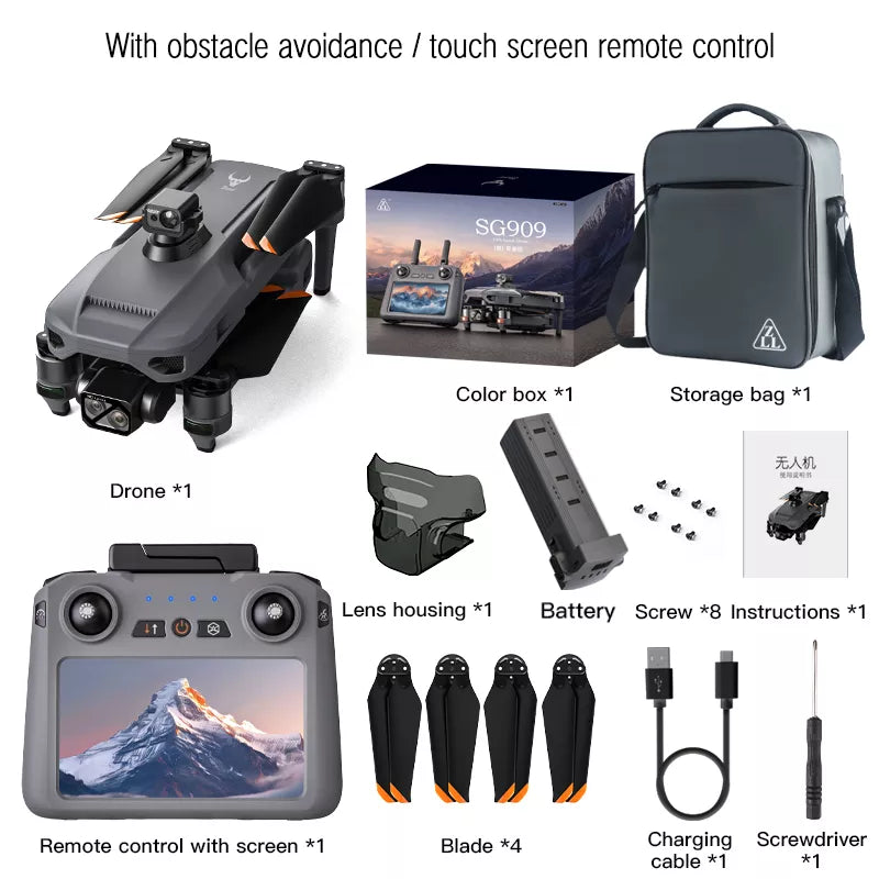 ZLL SG909 GPS drone showing precise GPS lock