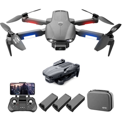 4DRC F9 GPS Drone flying in the sky with 4K dual cameras