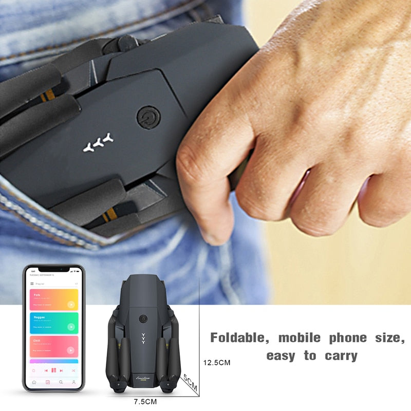 Beginner-Friendly Design of 4K Mini Quadcopter