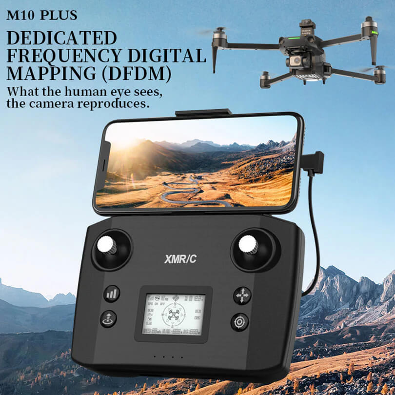 Professional aerial photography captured by the XMR/C M10 PLUS 4K GPS drone