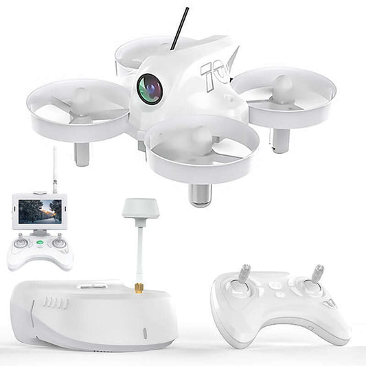 Main image of APEX mini FPV racing drone with goggles