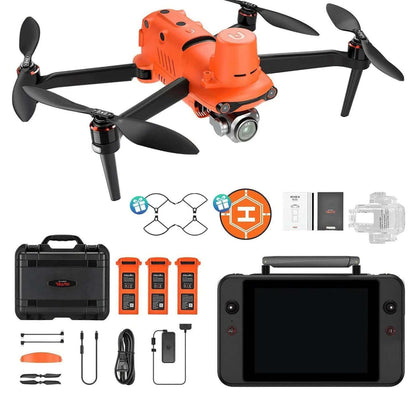Top angle showing aerodynamic drone structure