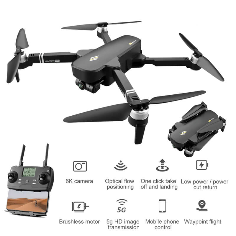 Aviator Pro drone with wireless remote controller