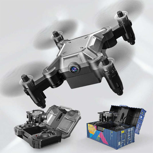 Front view of DH-150 mini GPS drone with HD camera