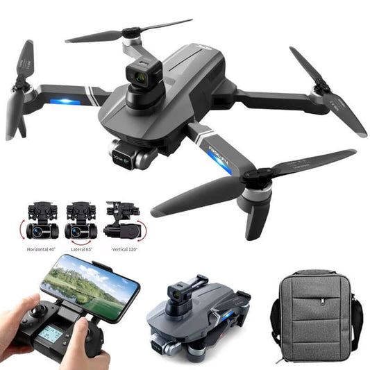 Front view of F4S 4K GPS drone with foldable arms
