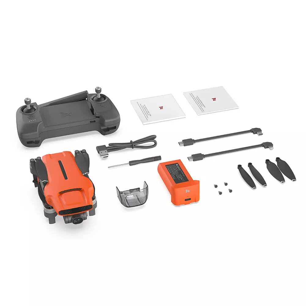 FIMI X8 MINI 3 4K GPS drone front view with 3-axis gimbal and 9KM FPV
