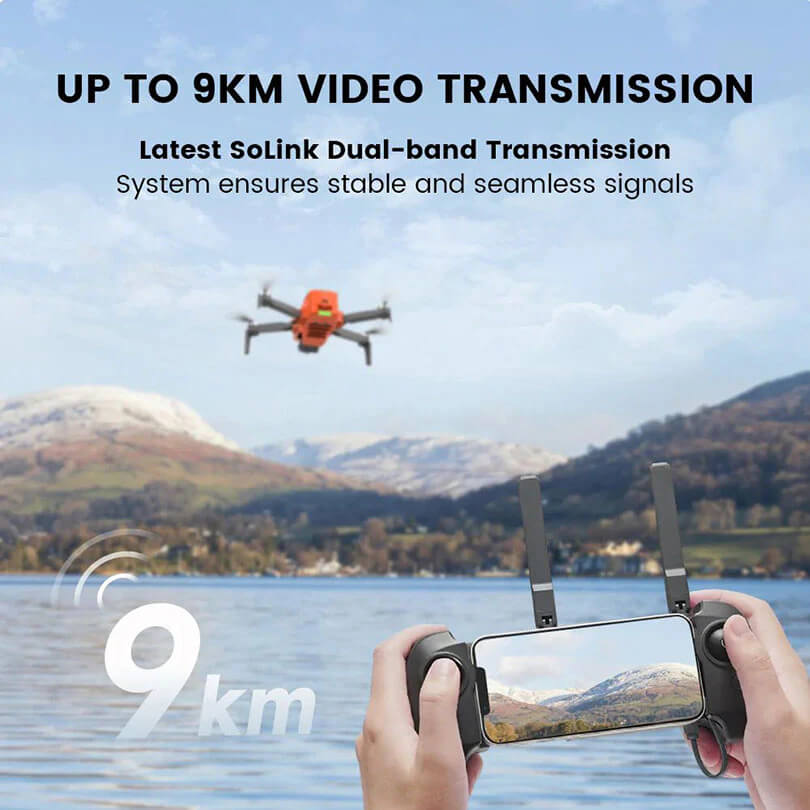 FIMI X8 MINI 3 drone in-flight with 9KM FPV and stabilized 3-axis gimbal