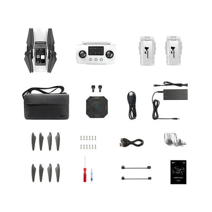 Side view of Hubsan ACE 2 4K GPS drone with foldable design