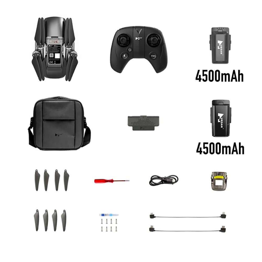 GPS module close-up on Hubsan BlackHawk 1 drone