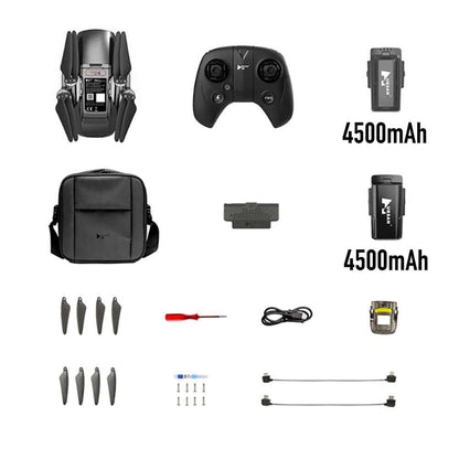 GPS module close-up on Hubsan BlackHawk 1 drone