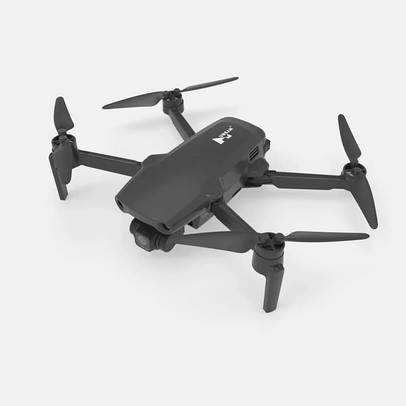 Hubsan MINI 1 4K GPS Drone front view with foldable arms