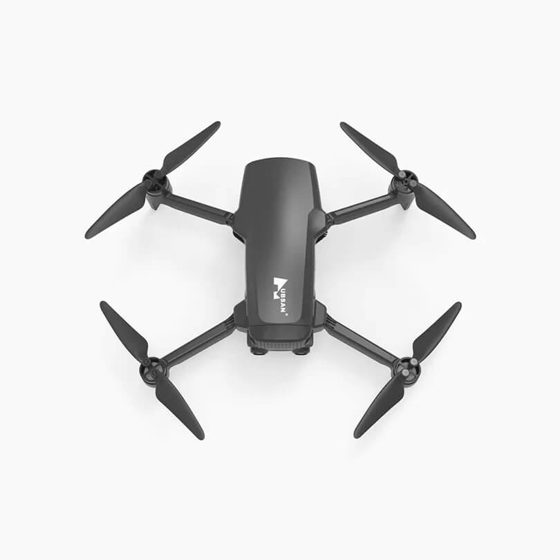 Folded Hubsan MINI 1 drone showing compact design