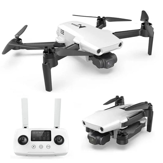 Hubsan Mini 4K GPS drone front view with 3-axis gimbal