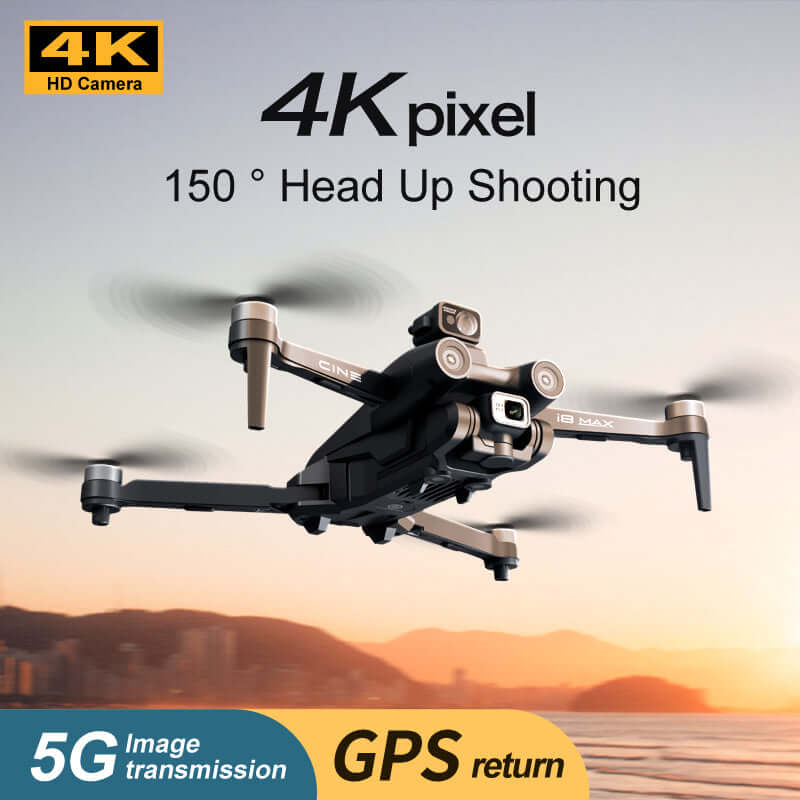 4K UHD camera on i8 MAX brushless GPS drone