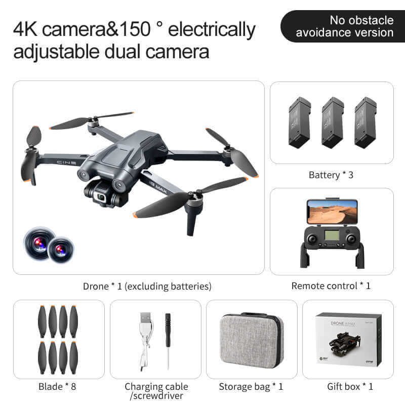 Folded and portable i8 MAX GPS drone for travel