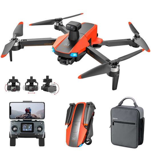 JJRC X22 6K GPS Drone front view with foldable arms