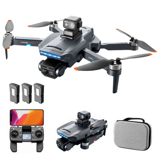 Front view of K918 MAX 4K GPS Drone