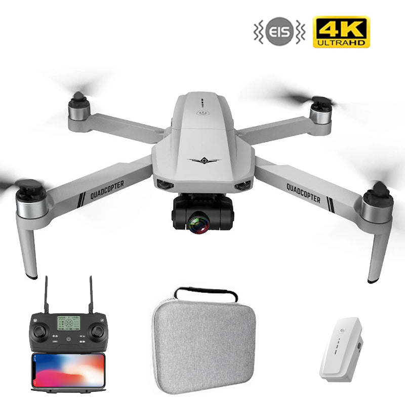 KF102 foldable GPS drone compact design