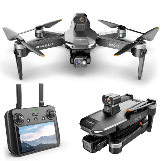 KF104 MAX2 8K GPS Drone angled view showing obstacle avoidance