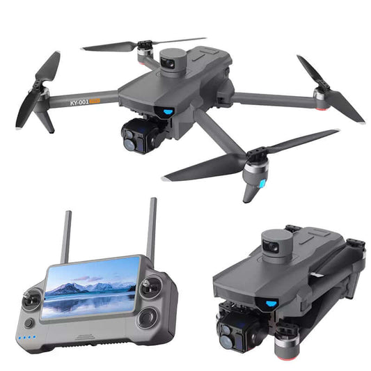 KY001 PRO 8K GPS drone front view with foldable design