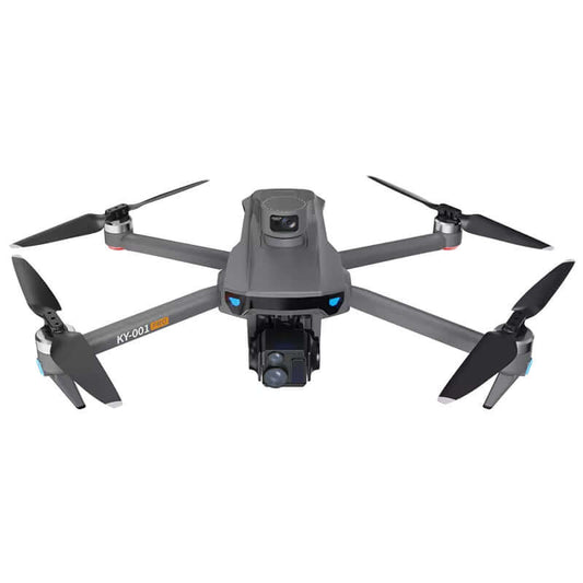 Side angle view of KY001 PRO 8K GPS quadcopter