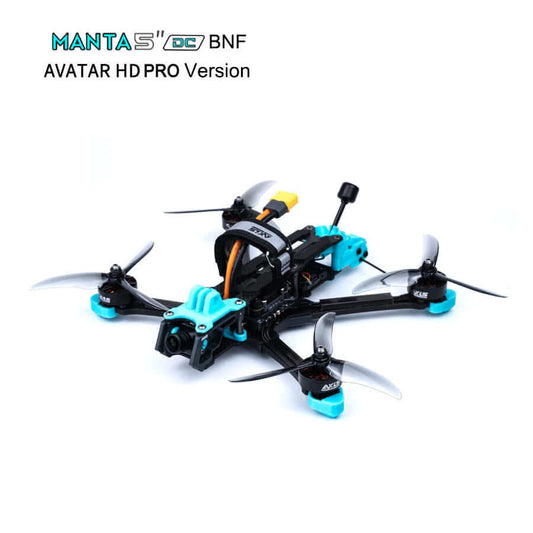 Side profile of MANTA 5 inch FPV drone with Walksnail HD system